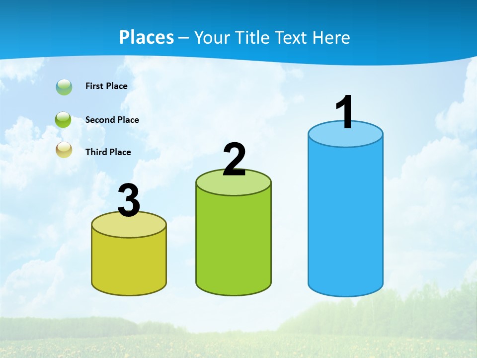 Sunlight Lush Pasture PowerPoint Template