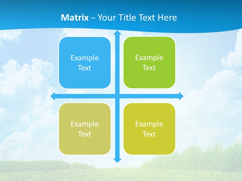 Sunlight Lush Pasture PowerPoint Template