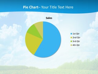 Sunlight Lush Pasture PowerPoint Template