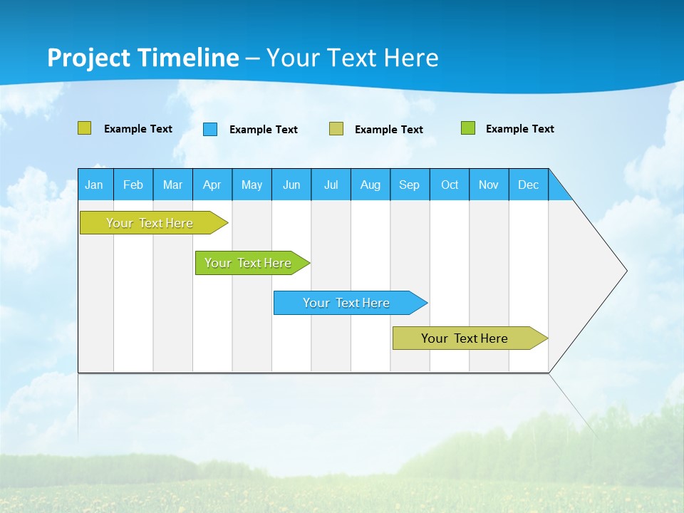 Sunlight Lush Pasture PowerPoint Template