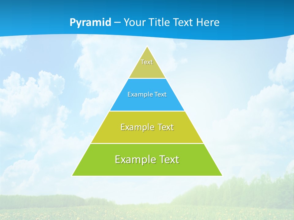 Sunlight Lush Pasture PowerPoint Template