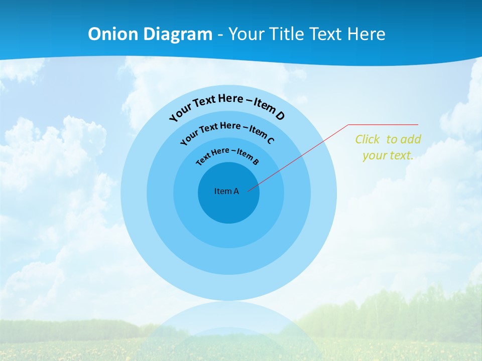 Sunlight Lush Pasture PowerPoint Template