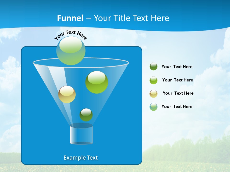 Sunlight Lush Pasture PowerPoint Template