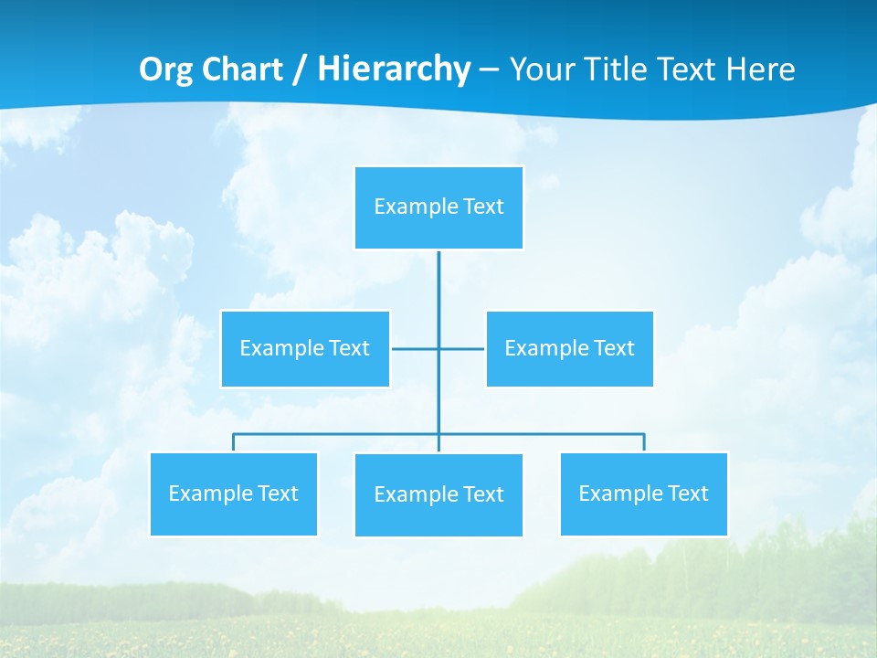 Sunlight Lush Pasture PowerPoint Template