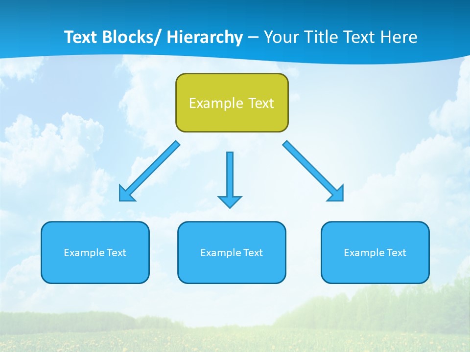 Sunlight Lush Pasture PowerPoint Template