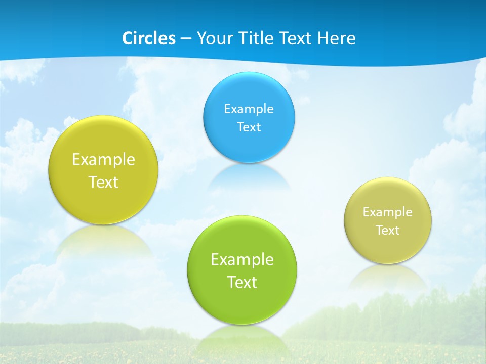 Sunlight Lush Pasture PowerPoint Template