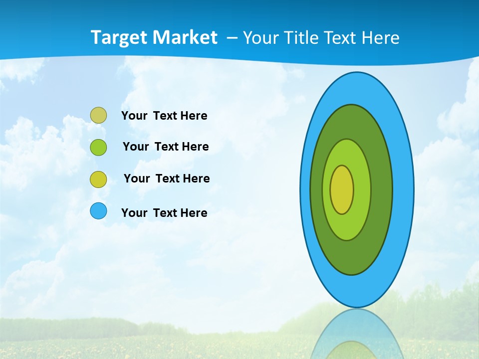 Sunlight Lush Pasture PowerPoint Template