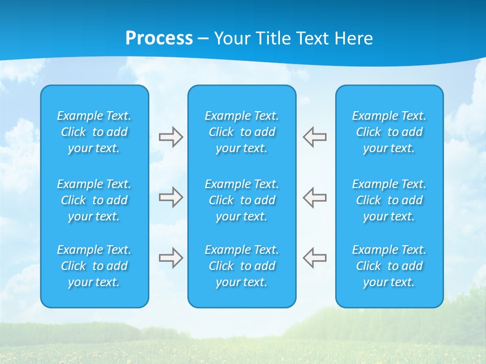 Sunlight Lush Pasture PowerPoint Template