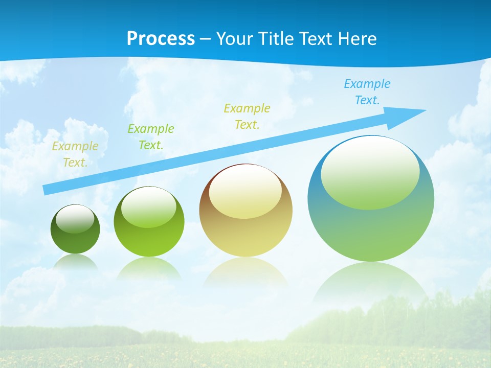 Sunlight Lush Pasture PowerPoint Template