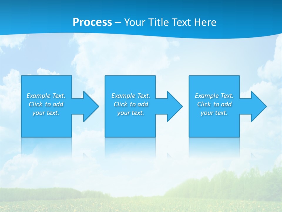 Sunlight Lush Pasture PowerPoint Template