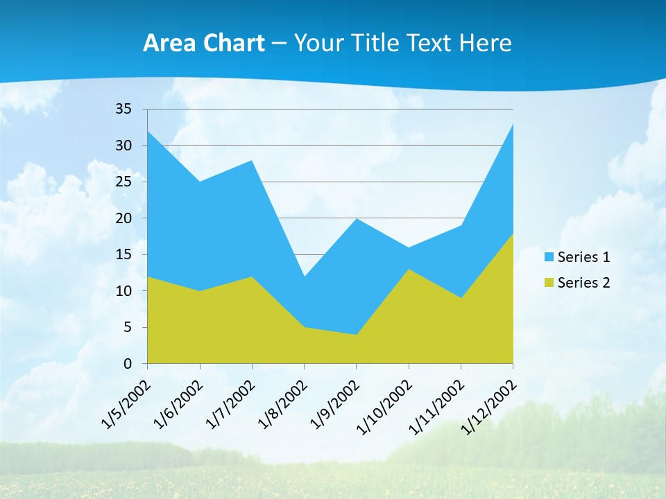 Sunlight Lush Pasture PowerPoint Template
