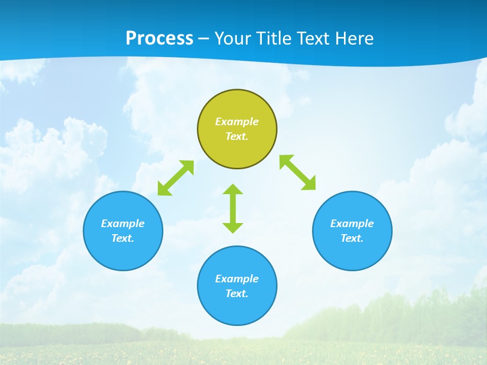 Sunlight Lush Pasture PowerPoint Template