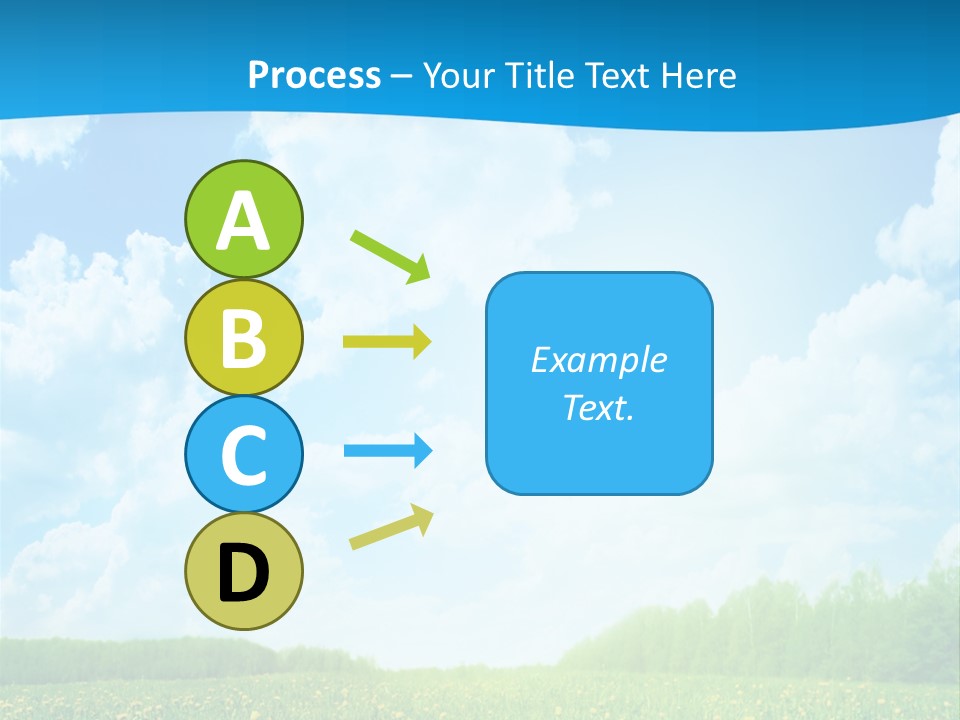 Sunlight Lush Pasture PowerPoint Template
