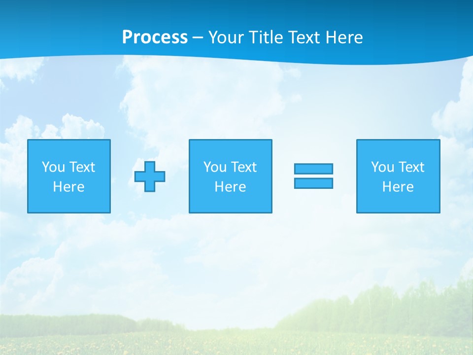 Sunlight Lush Pasture PowerPoint Template