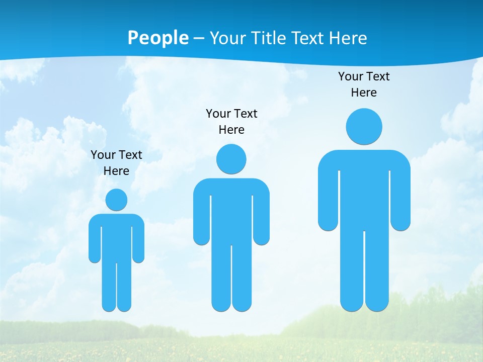 Sunlight Lush Pasture PowerPoint Template