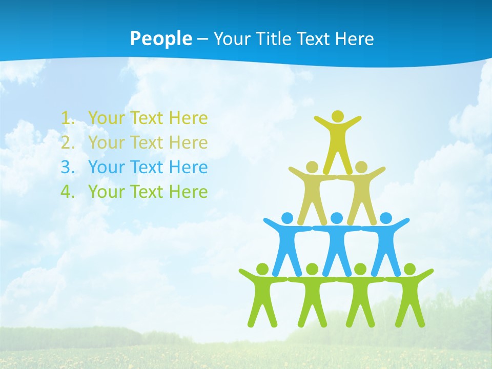 Sunlight Lush Pasture PowerPoint Template