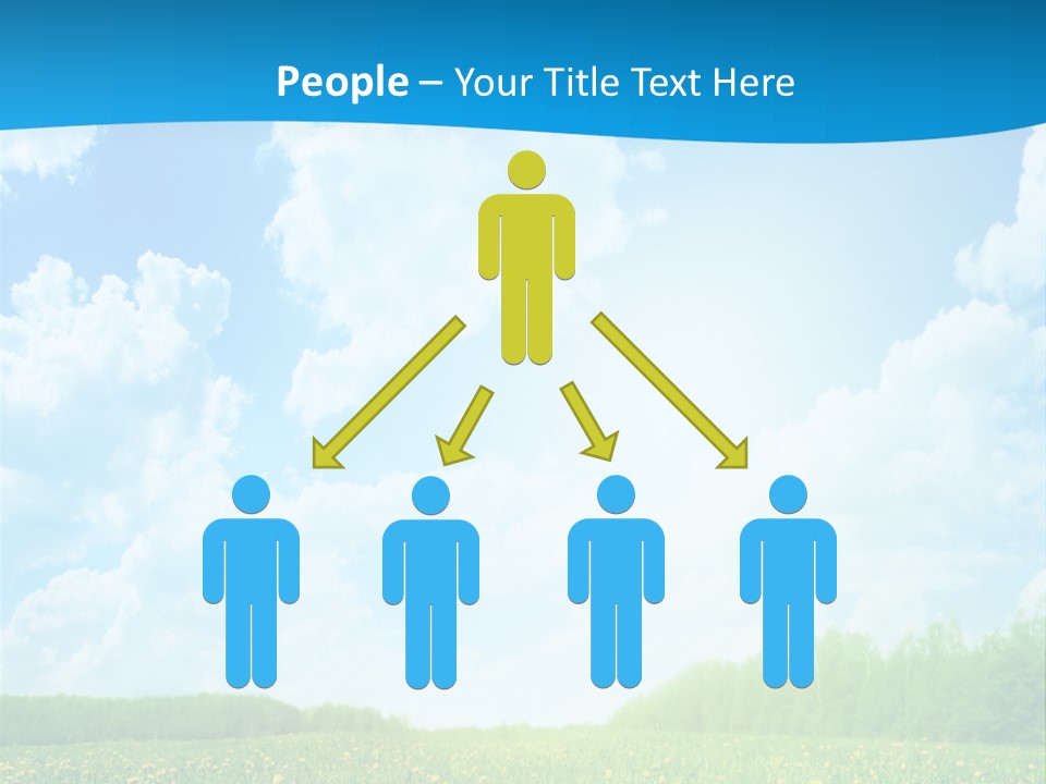 Sunlight Lush Pasture PowerPoint Template