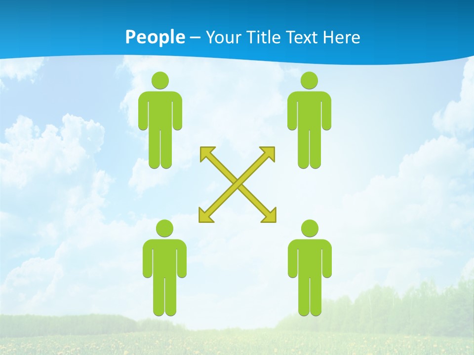 Sunlight Lush Pasture PowerPoint Template