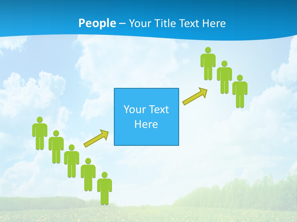 Sunlight Lush Pasture PowerPoint Template