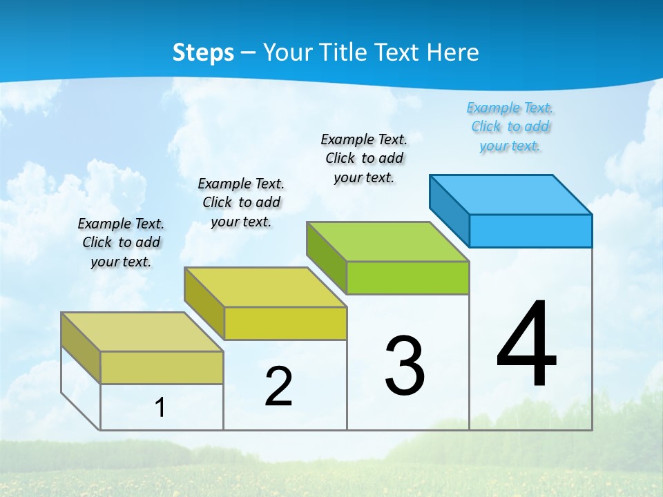 Sunlight Lush Pasture PowerPoint Template