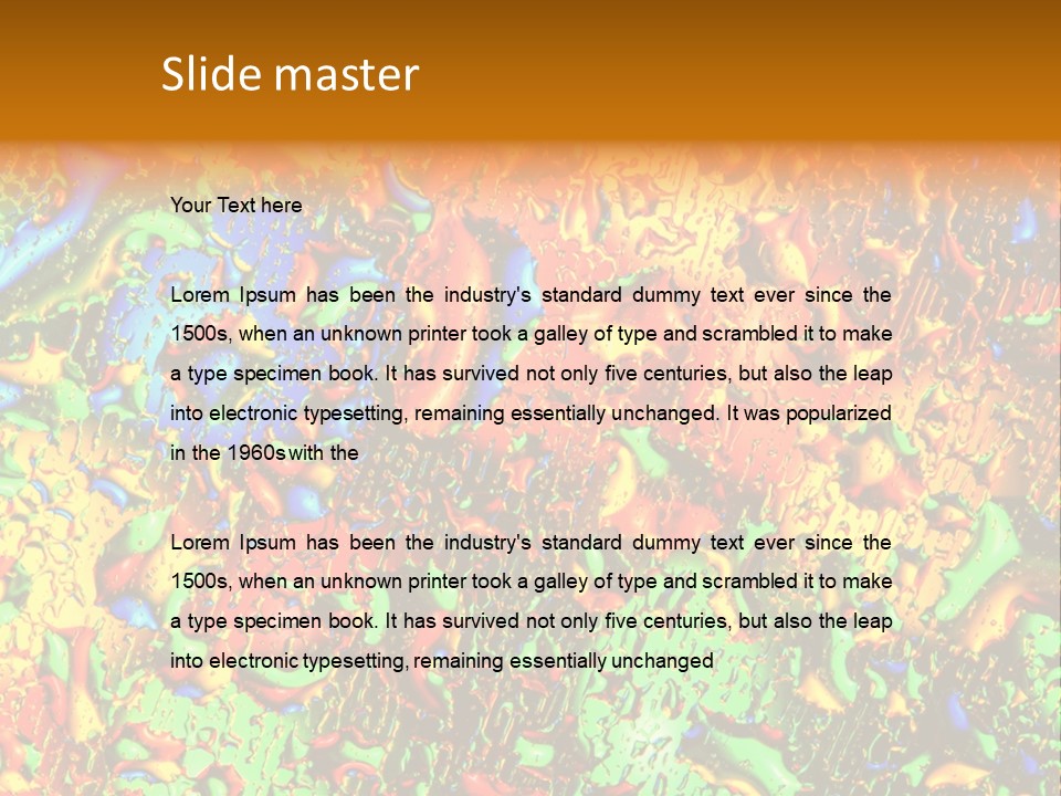 Freshness Backdrop Abstract PowerPoint Template