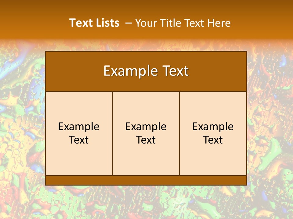 Freshness Backdrop Abstract PowerPoint Template