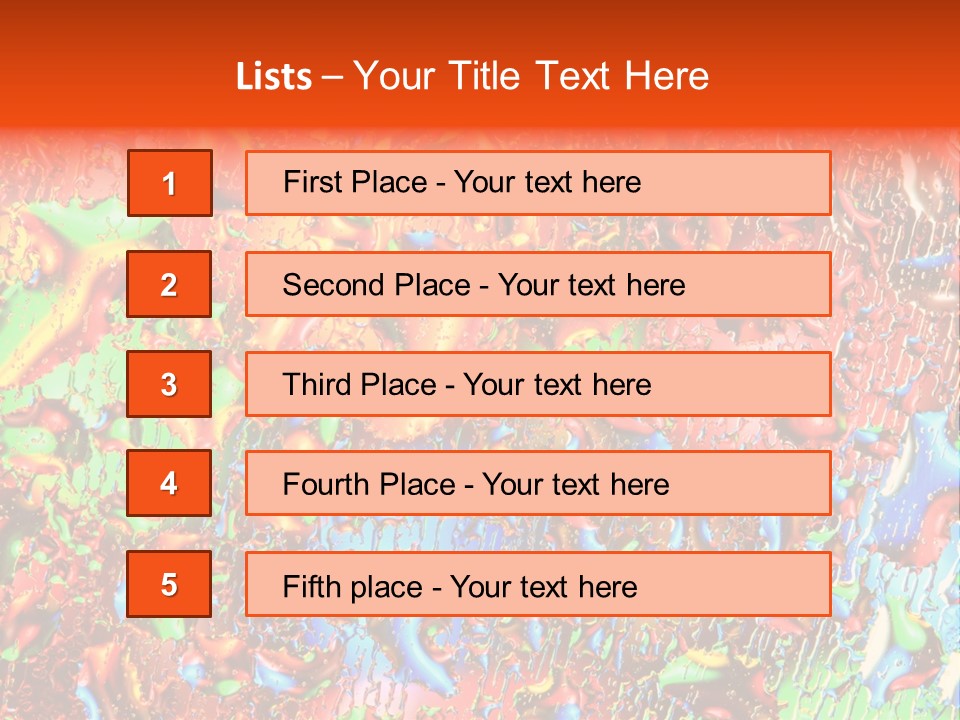 Image Liquid Beauty PowerPoint Template