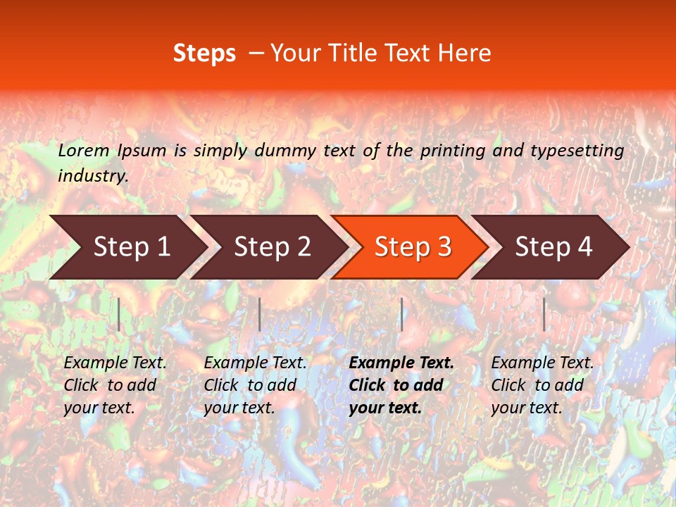 Image Liquid Beauty PowerPoint Template