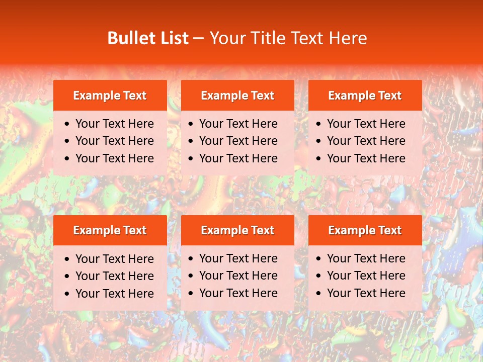 Image Liquid Beauty PowerPoint Template