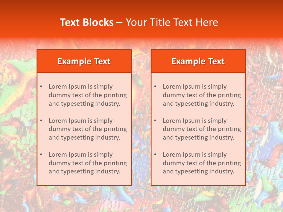 Image Liquid Beauty PowerPoint Template