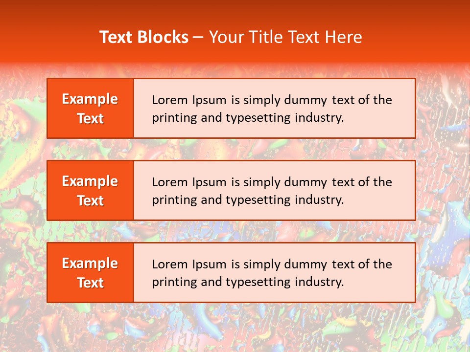 Image Liquid Beauty PowerPoint Template