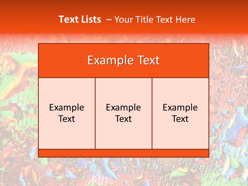 Image Liquid Beauty PowerPoint Template