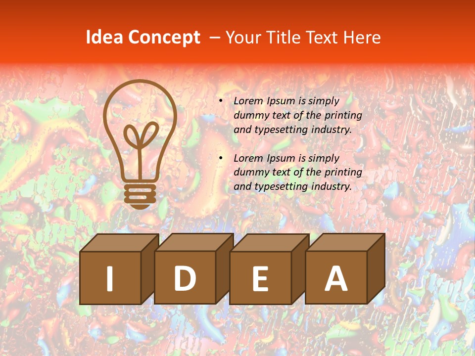 Image Liquid Beauty PowerPoint Template