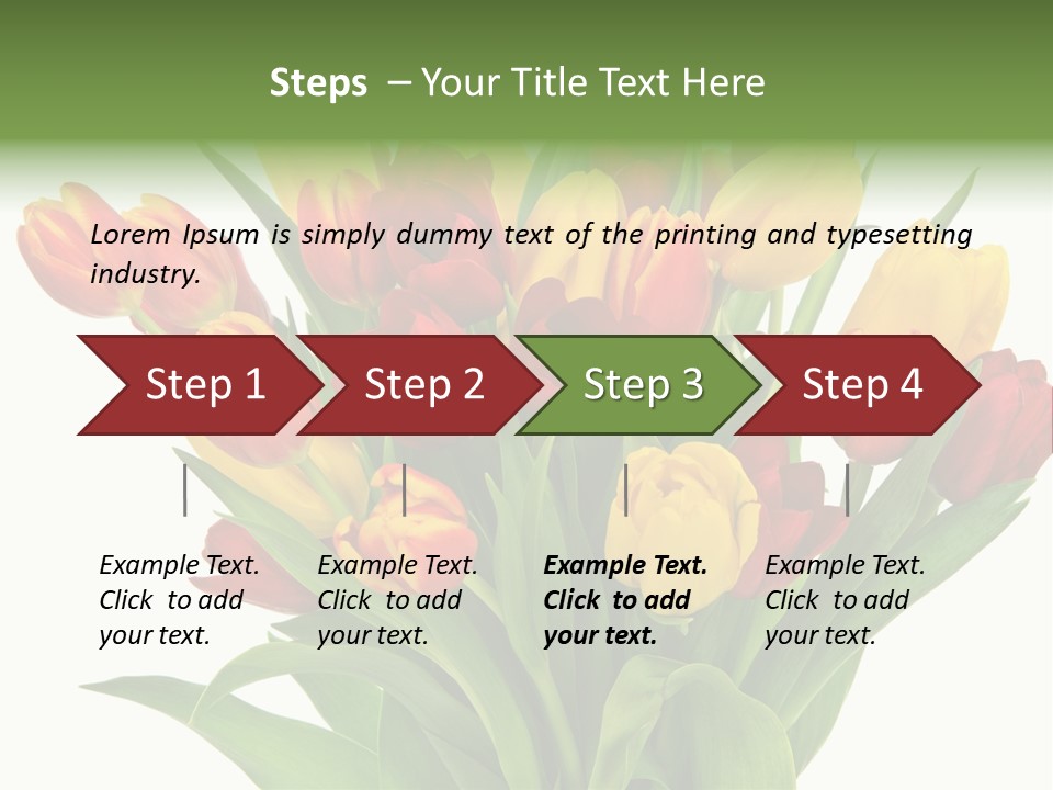 Bunch Fresh Spring PowerPoint Template