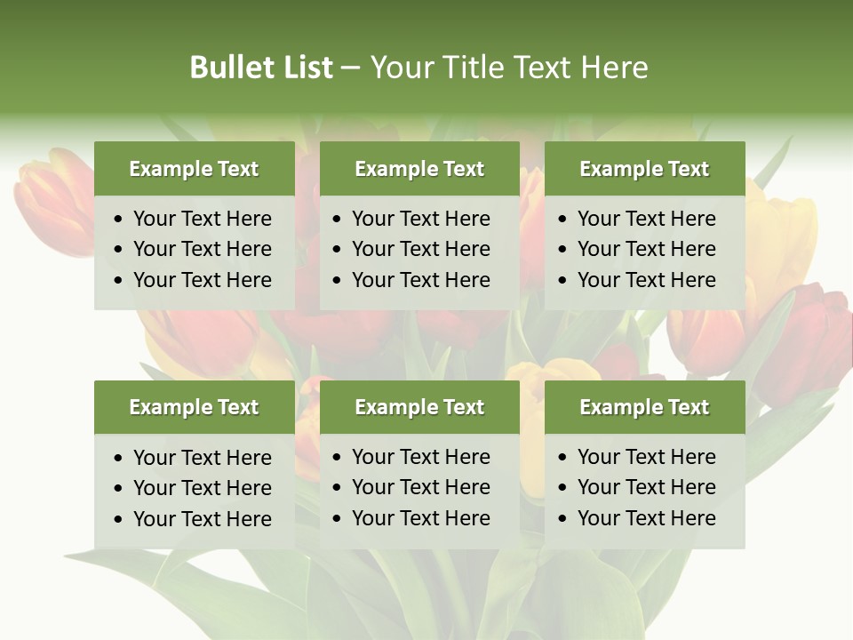 Bunch Fresh Spring PowerPoint Template