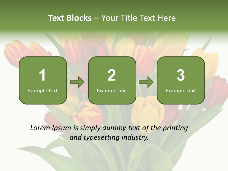 Bunch Fresh Spring PowerPoint Template