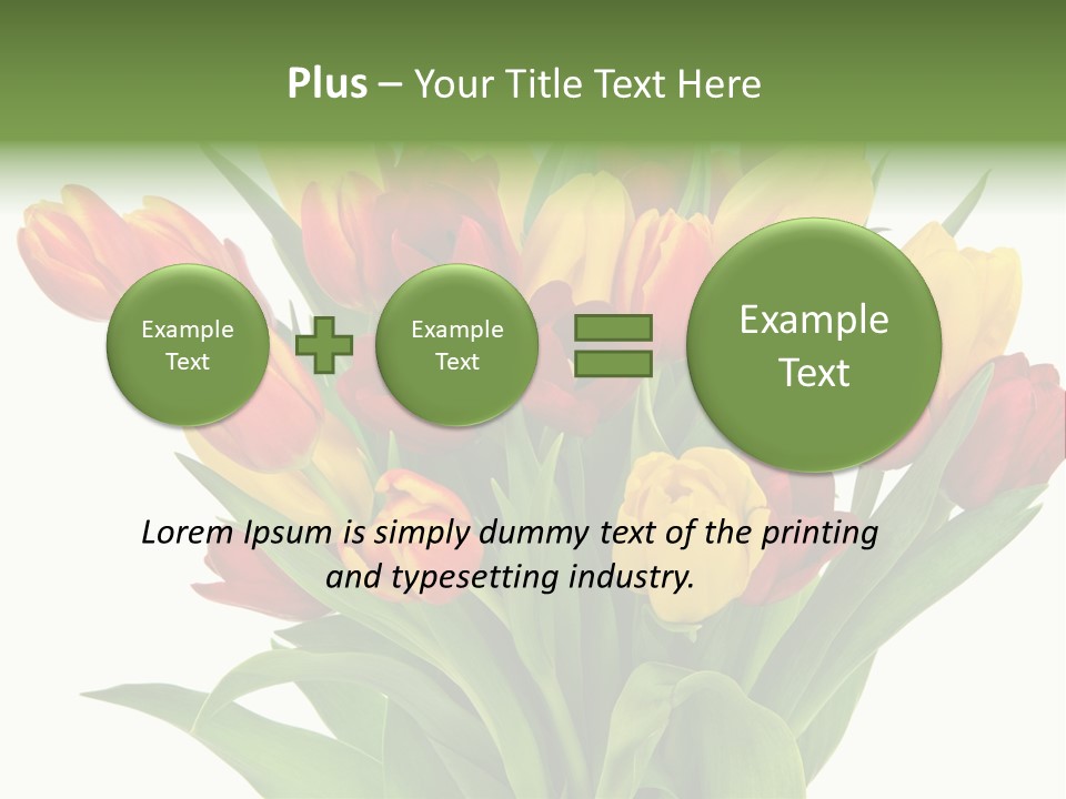 Bunch Fresh Spring PowerPoint Template