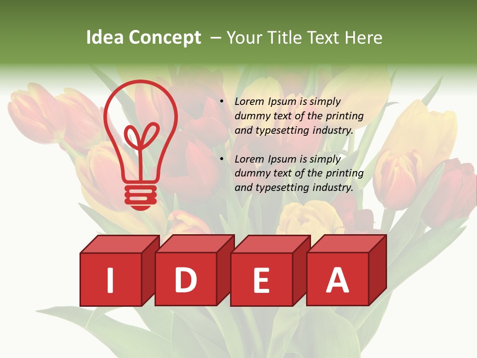 Bunch Fresh Spring PowerPoint Template