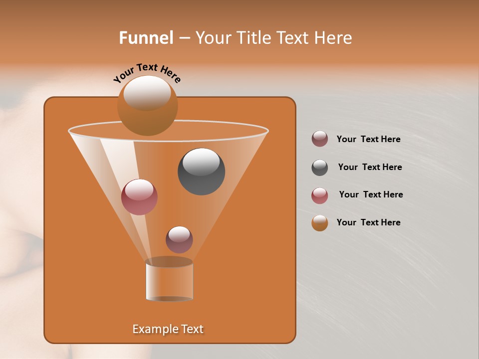 Studio Caucasian Girl PowerPoint Template