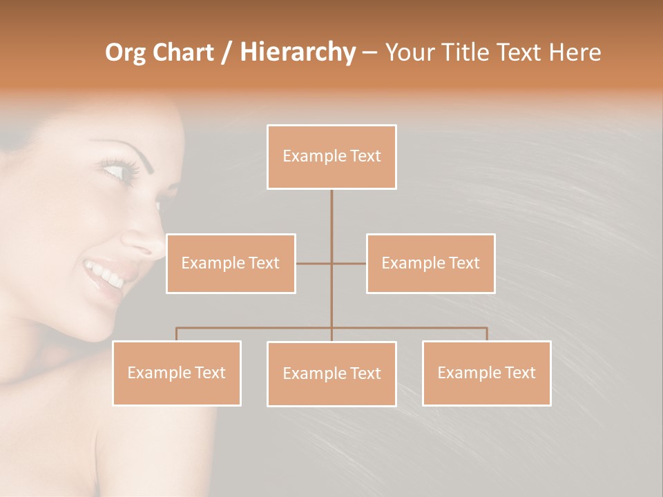 Studio Caucasian Girl PowerPoint Template