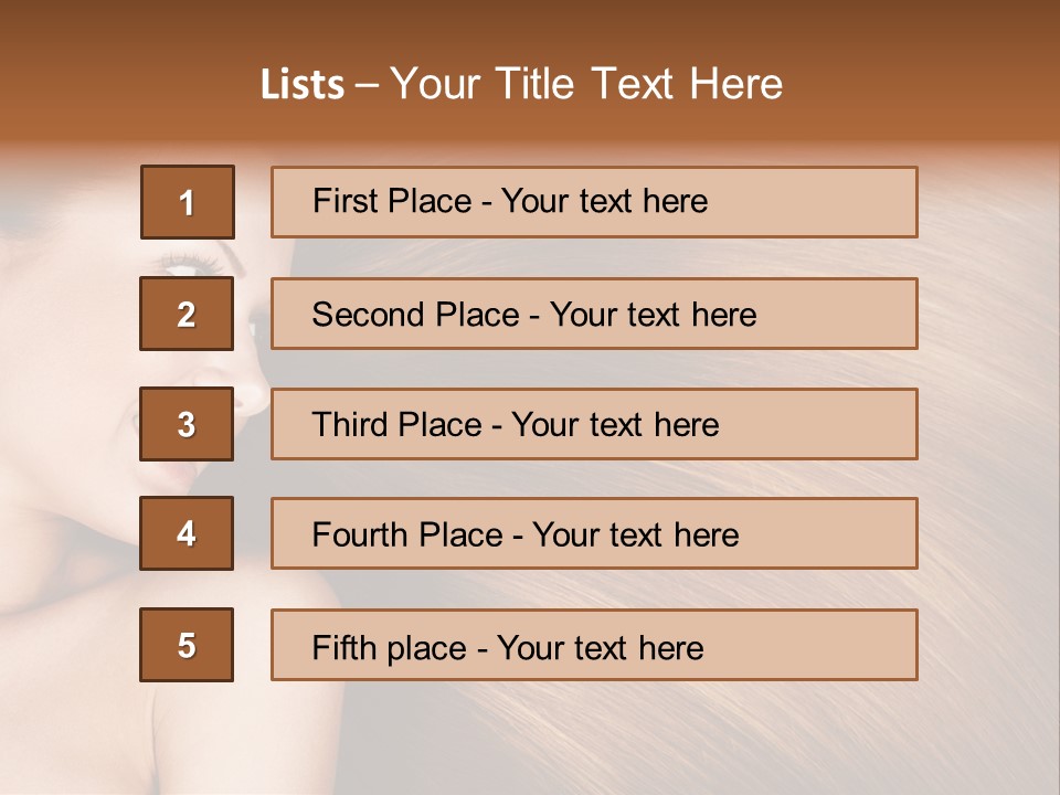 Luxury Fashion Girl PowerPoint Template