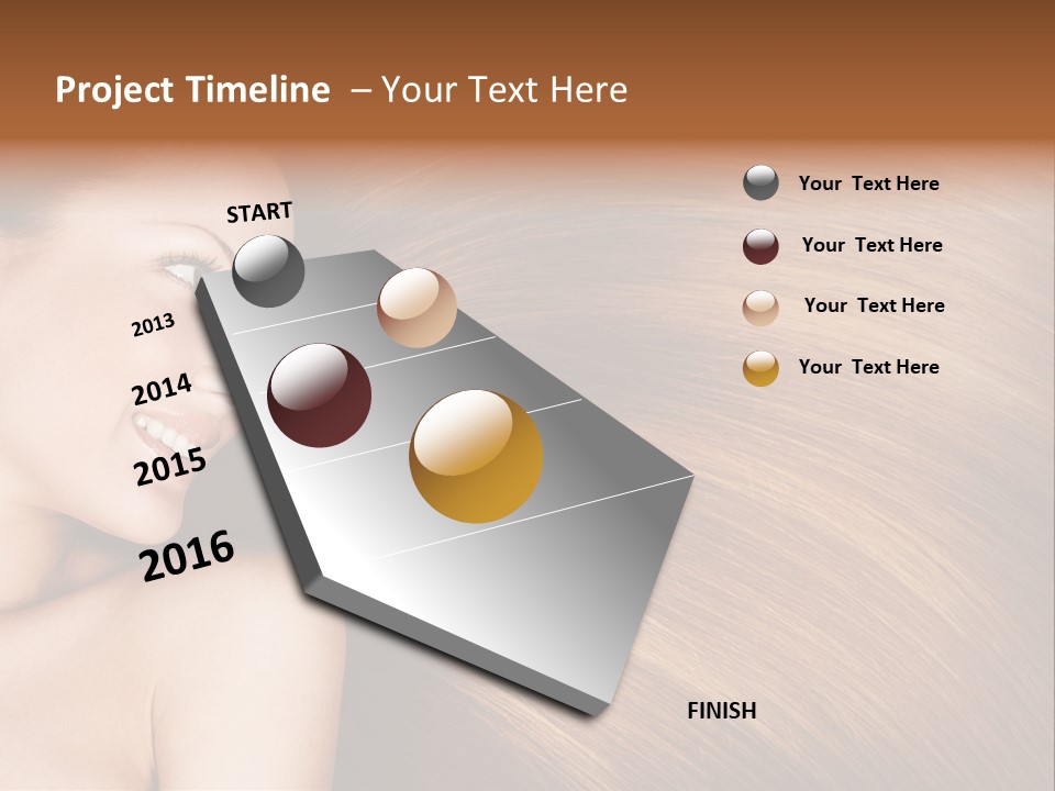 Luxury Fashion Girl PowerPoint Template