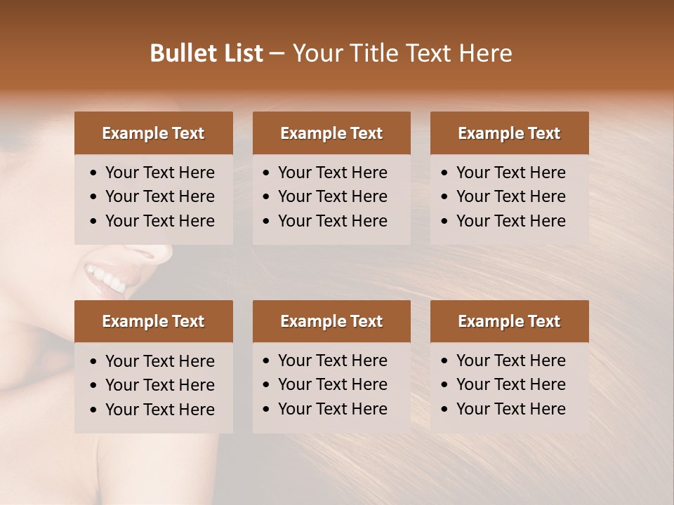 Luxury Fashion Girl PowerPoint Template