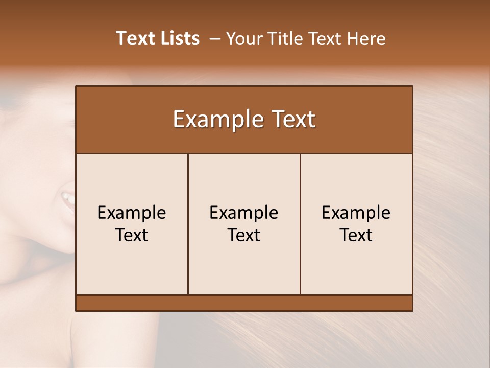 Luxury Fashion Girl PowerPoint Template