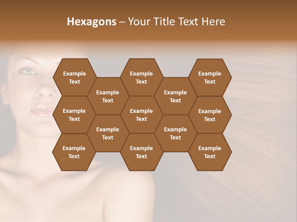 Beautiful Caucasian One PowerPoint Template