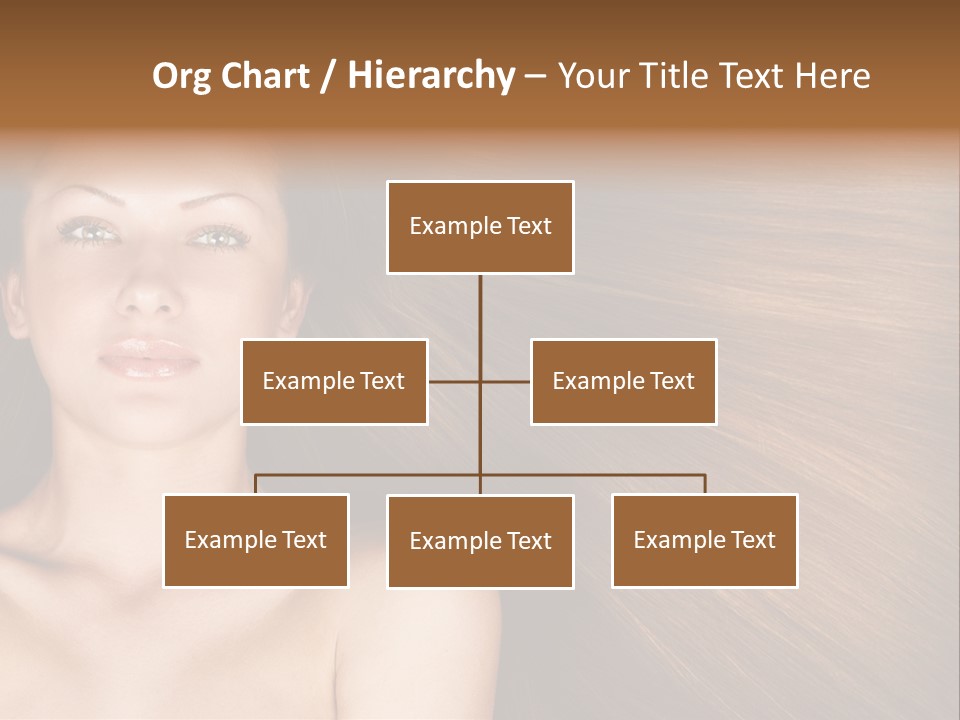 Beautiful Caucasian One PowerPoint Template