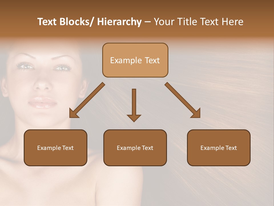 Beautiful Caucasian One PowerPoint Template