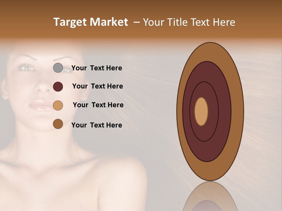 Beautiful Caucasian One PowerPoint Template