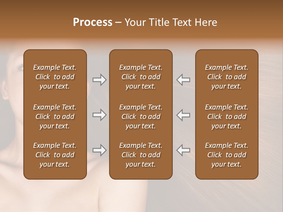 Beautiful Caucasian One PowerPoint Template