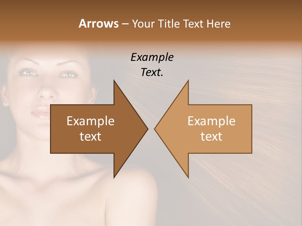 Beautiful Caucasian One PowerPoint Template